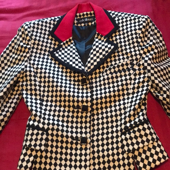 VTG CHECKERED CROP JACKET - Picture 8 of 8